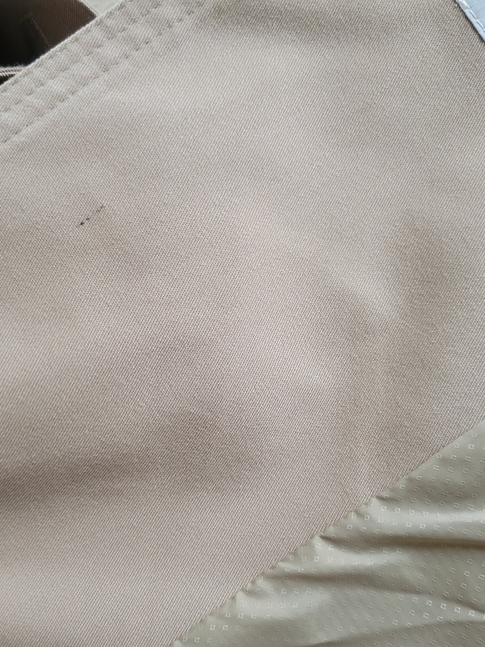 Vtg London Fog Double Breasted Long Trench Coat Tan Beige Light Academia 8 - Picture 13 of 13